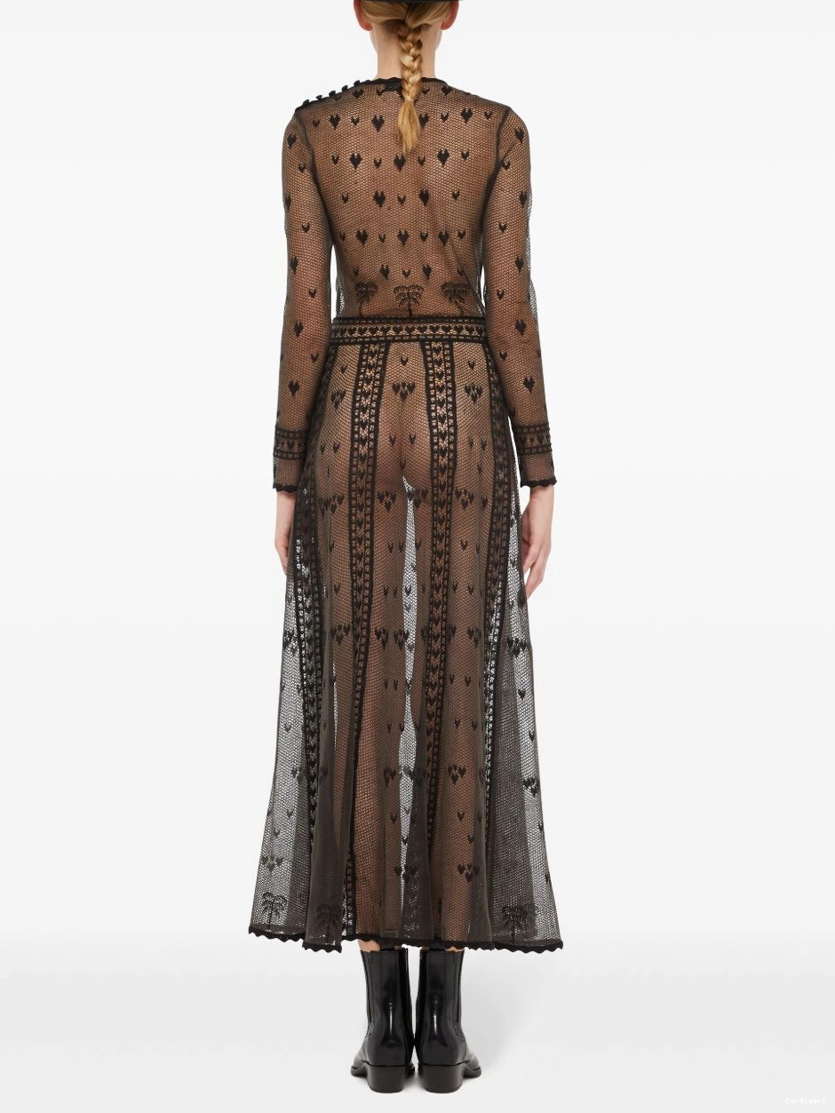 Affordable Women sheer dress embroidered Alanui 0815
